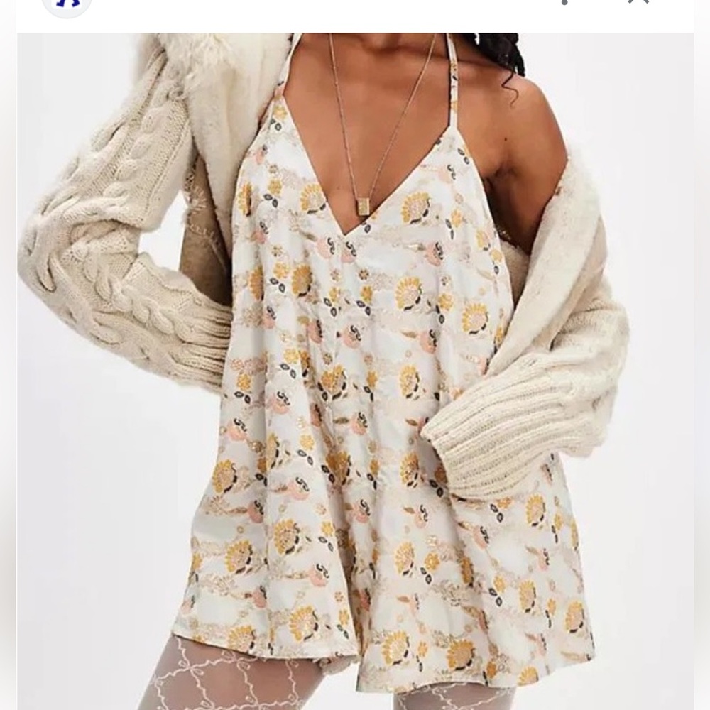 NWT, Free People Chiara Playsuit, size small
